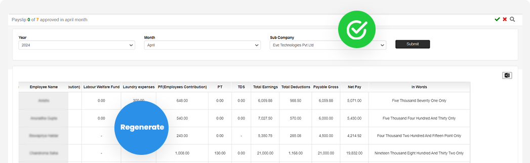Approve Payslips image